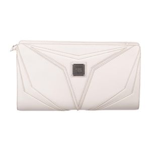 Herve Leger geometric trinity clutch